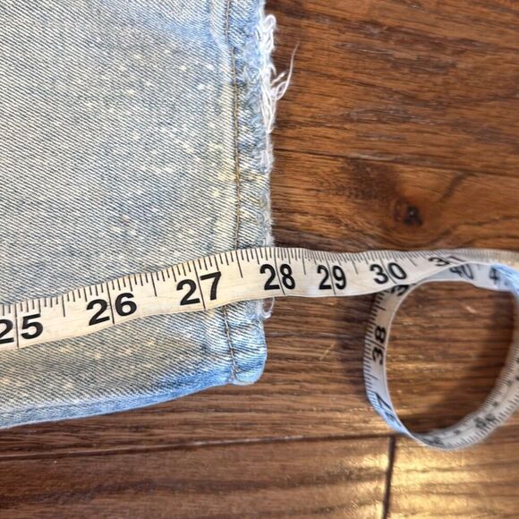 Abercrombie & Fitch Zoe natural rise ankle straight patched jeans 26 long - Picture 5 of 10